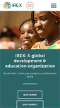 Mobile Screenshot of irex.org