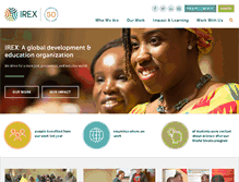 Tablet Screenshot of irex.org